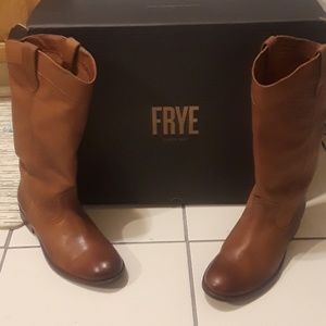 Ladies leather riding boot